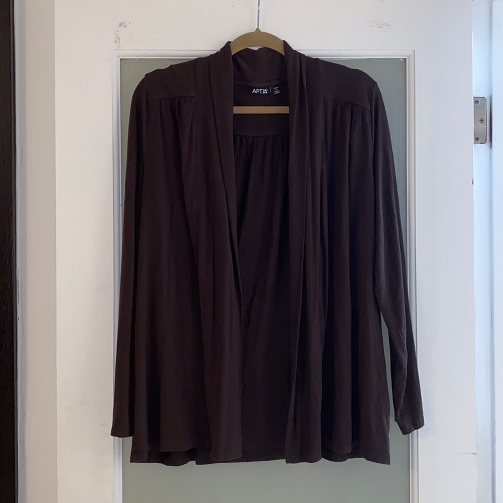 Chocolate brown cardigan